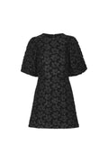 Jacquard Mini Dress - Svart