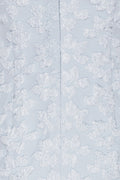 Jacquard Midi Puffy Dress - Illusion Blue