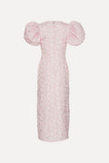 Jacquard Midi Puffy Dress - Ballerina