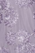 Flower Mesh Maxiklänning - Lavender Aura