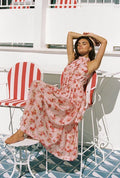 Angelina Maxi Dress - Red Garden