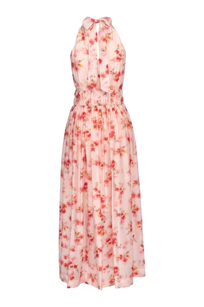 Angelina Maxi Dress - Red Garden