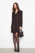 Lucille Tote Bag Small - Dark Brown Suede