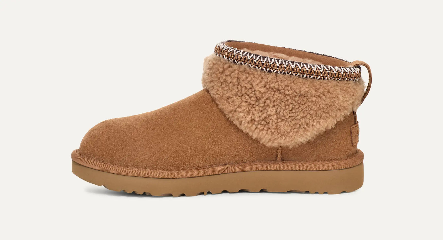 UGG W Classic Ultra Mini Maxi Curly - Chestnut