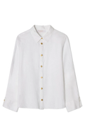 Nenne Linen Blouse - Vit