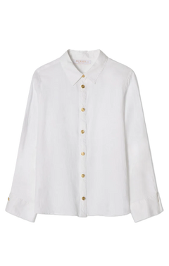 Nenne Linen Blouse - White