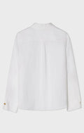 Nenne Linen Blouse - Vit