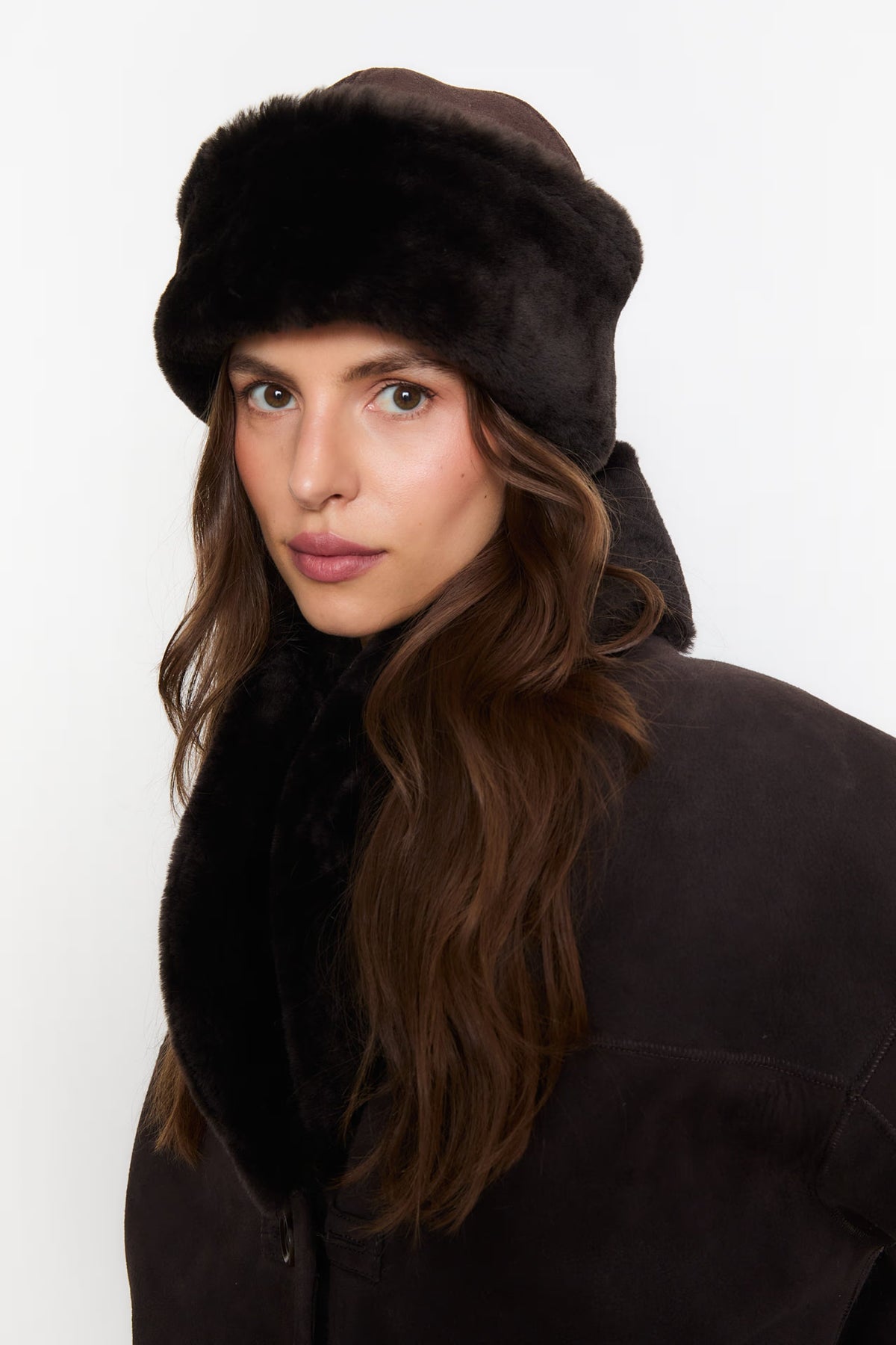 Azta Beanie - Mörkbrun mocka