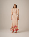 Georgette Tieband Gown - Wild Flowers