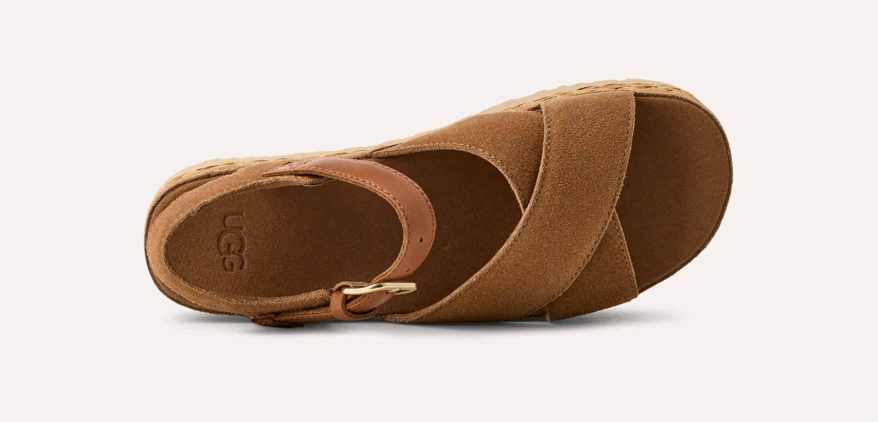 W Aubrey Ankle Strap - Chestnut