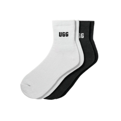 Quinlin Logo Quarter - White / Black