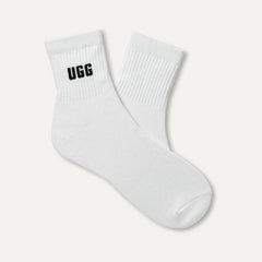 Quinlin Logo Quarter - White / Black