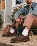 1461 Crazy Horse Leather Oxford Shoes - Dark Brown