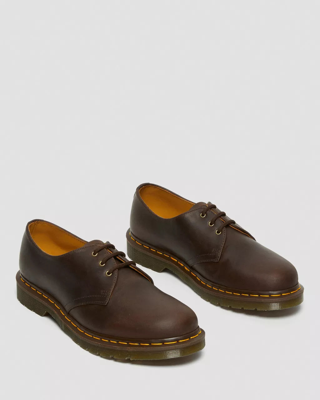 1461 Crazy Horse Leather Oxford Shoes - Dark Brown