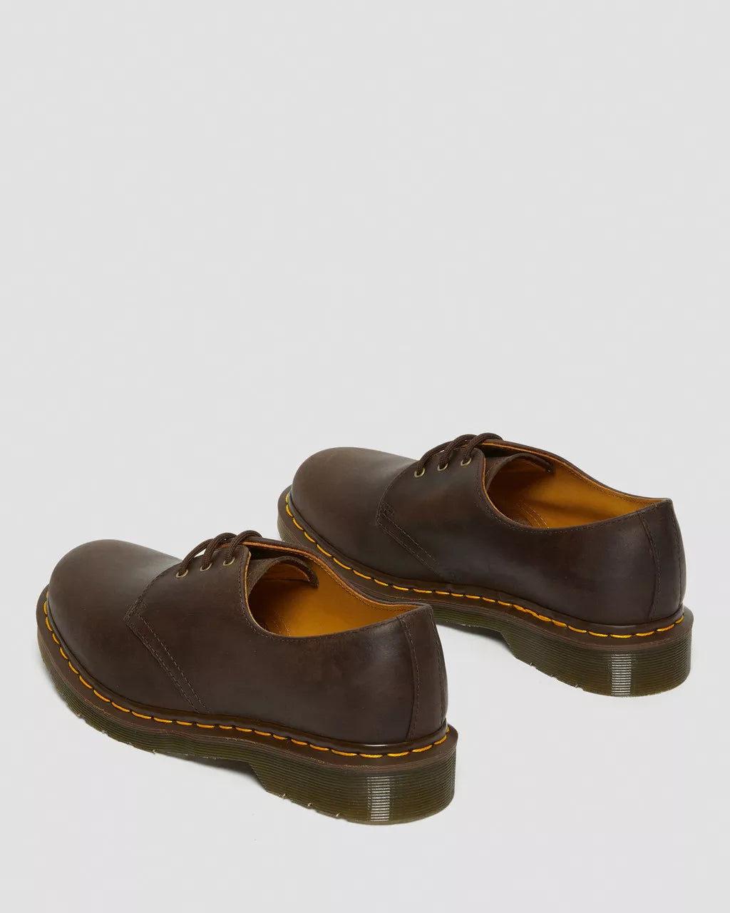 1461 Crazy Horse Leather Oxford Shoes - Dark Brown