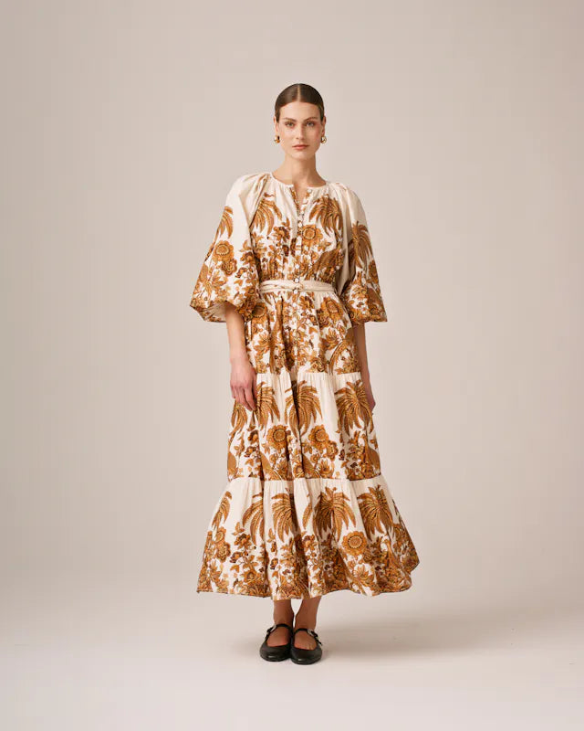 Poplin Maxi Dress - Palm Springs