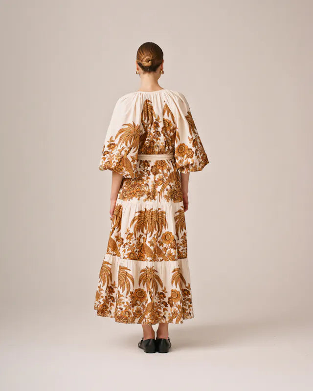 Poplin Maxi Dress - Palm Springs