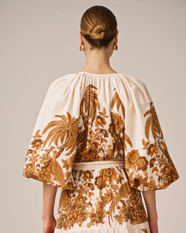 Poplin Maxi Dress - Palm Springs
