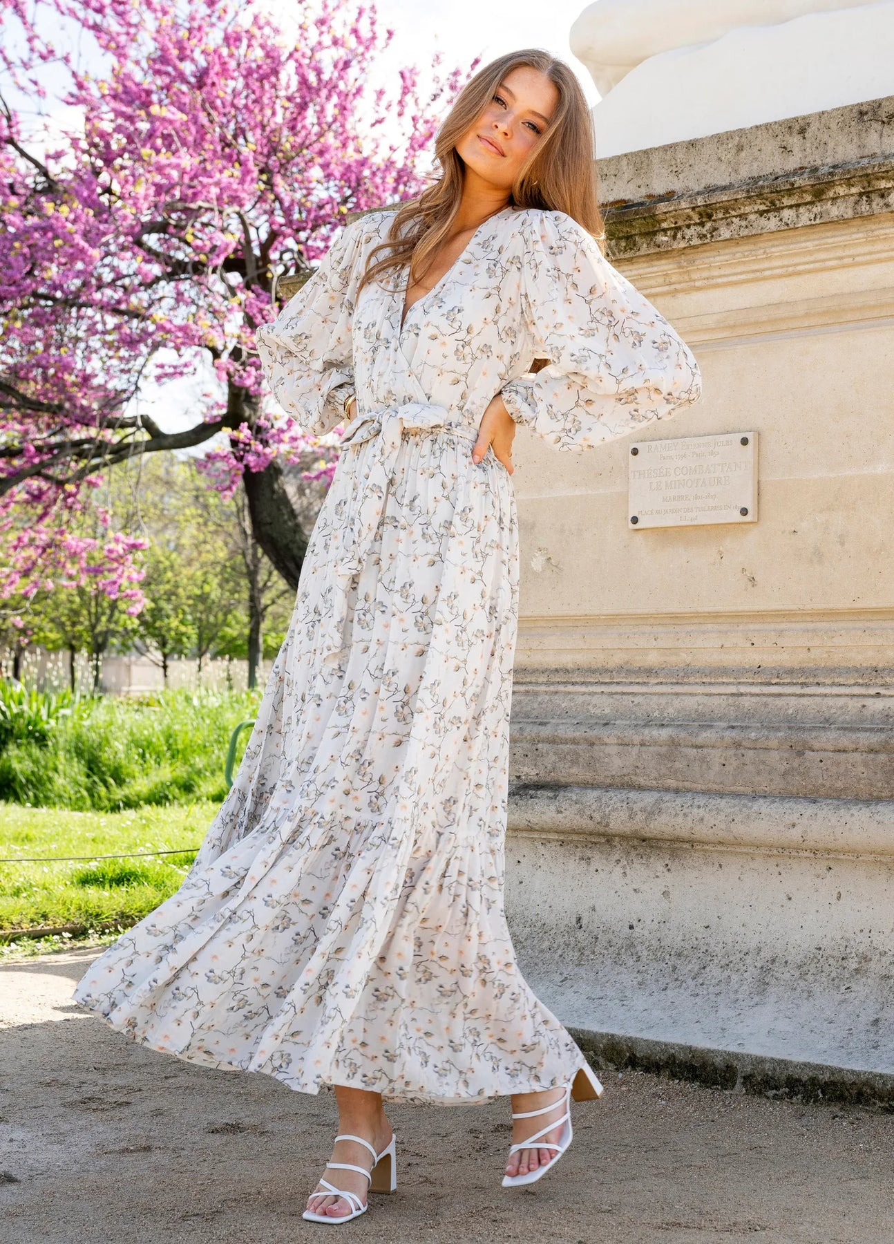 Ingrid Maxi Dress - Pastel Blue