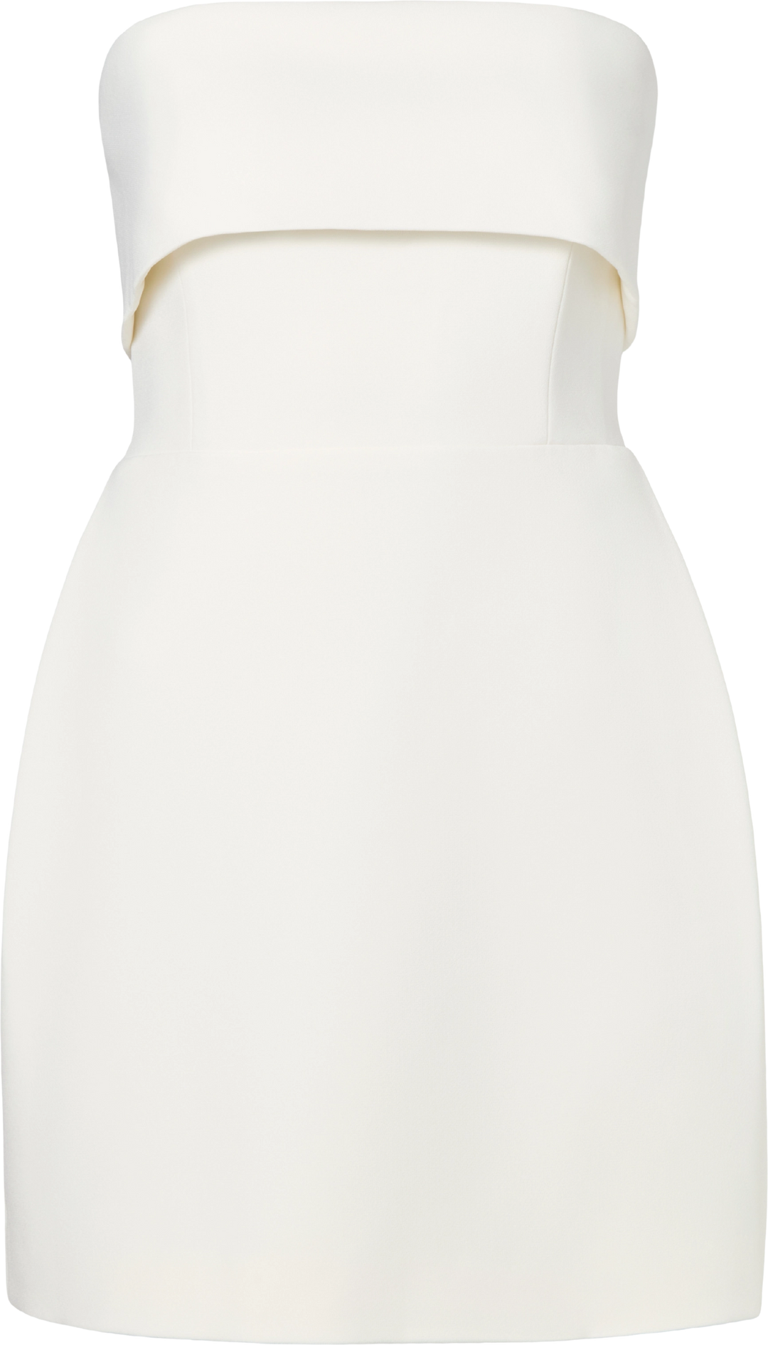 Tulia Sleeveless Marked Waist Mini Dress - Cream
