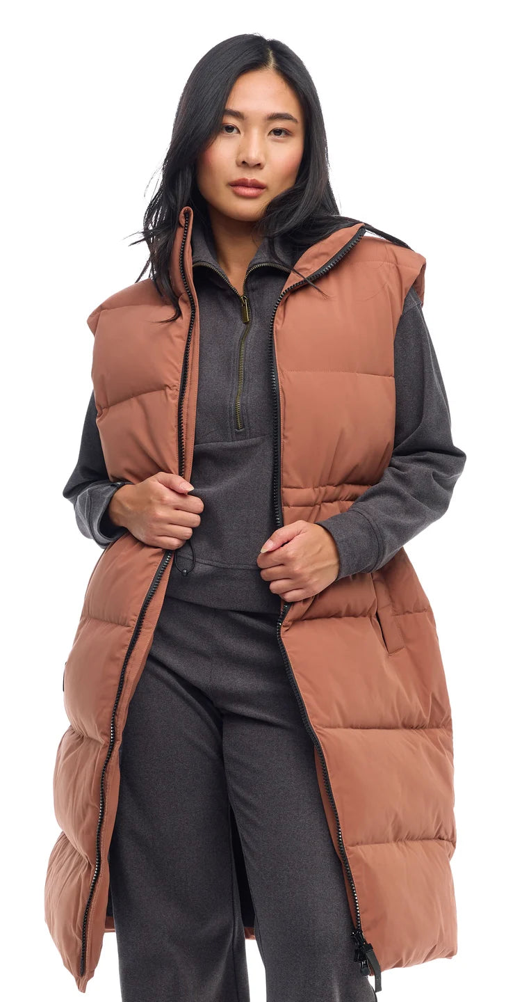 Mode Ada Vest - Mokka