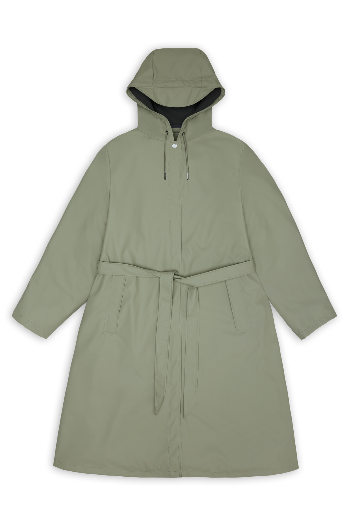 Rains A-Line Longer W Jacket W3 - Drift