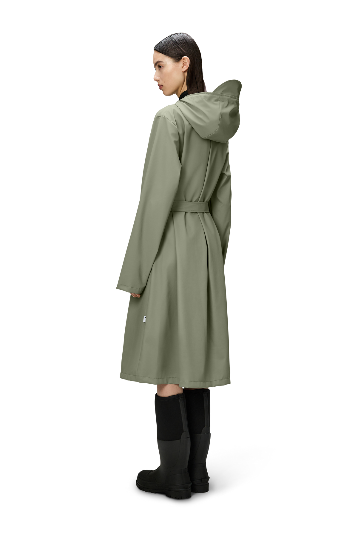 Rains A-Line Longer W Jacket W3 - Drift