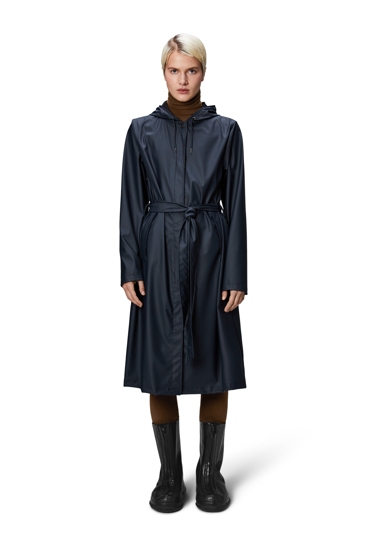 A-Line Longer W Jacket W3 - Navy