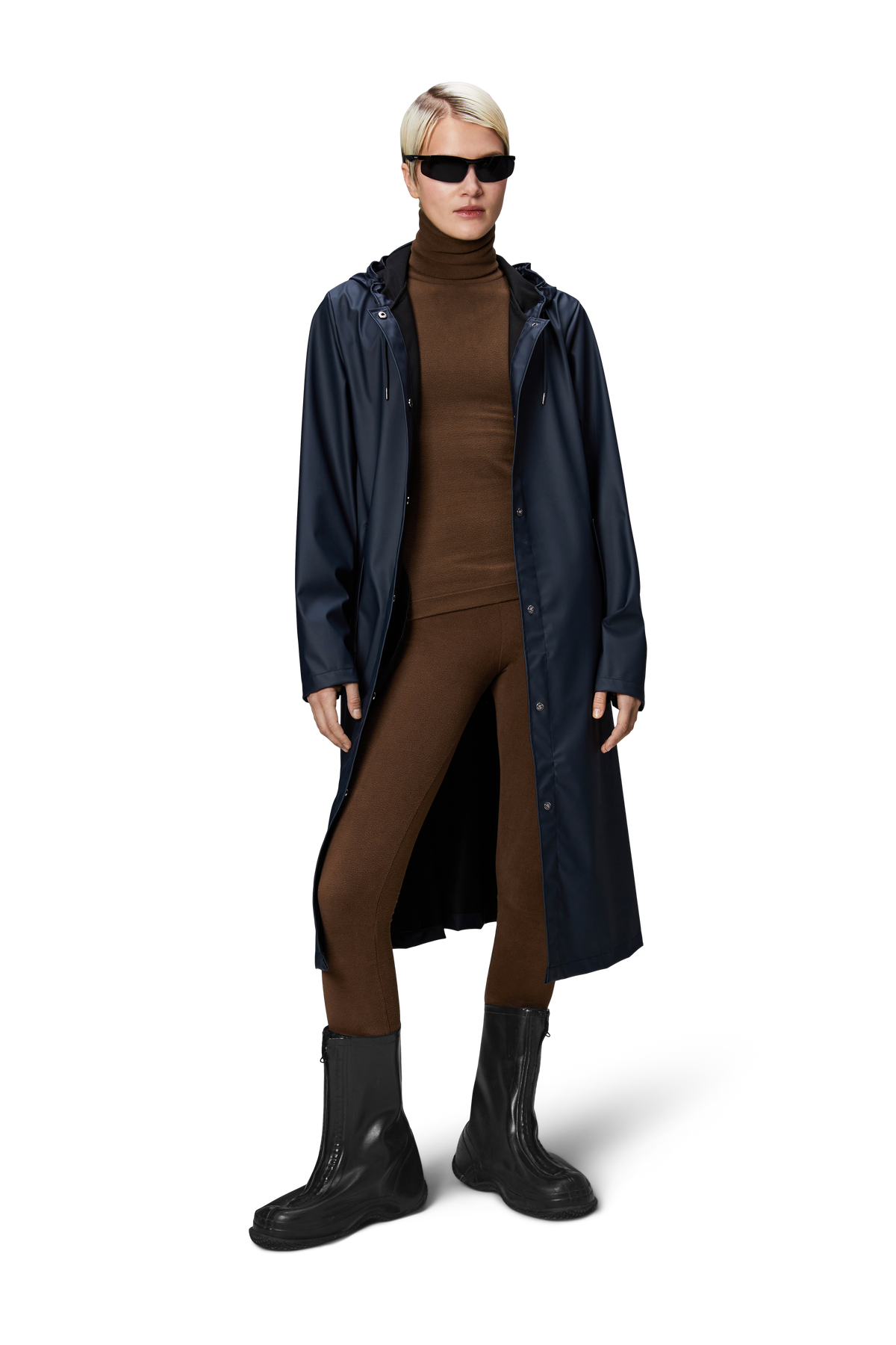 A-Line Longer W Jacket W3 - Navy