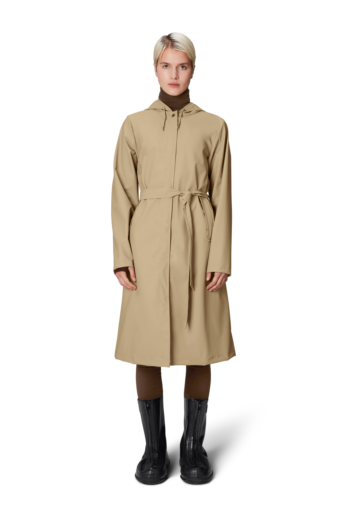 A-Line Longer W Jacket W3 - Sand