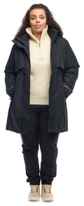Mode Mia Warm Parkas - Skyggesort