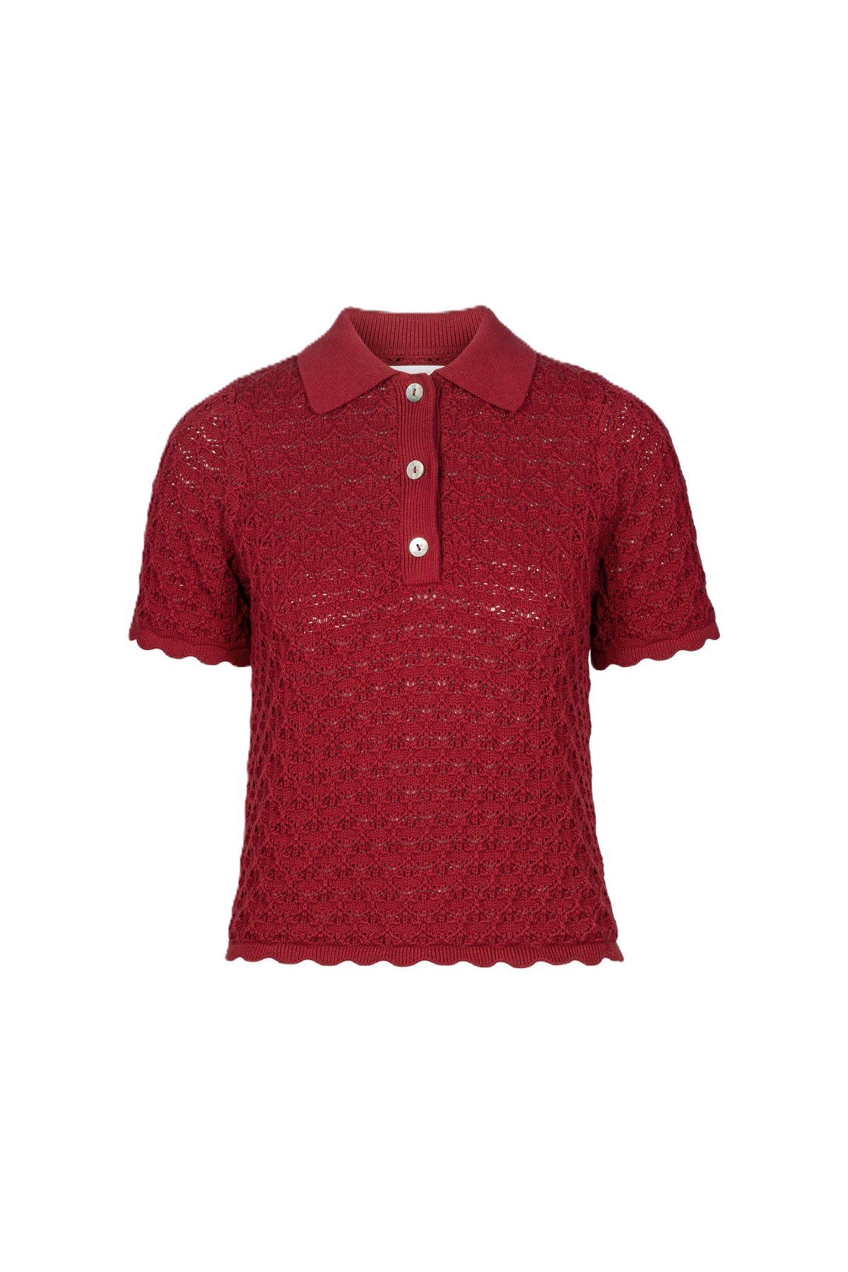 Gwen Knit Tee - Berry