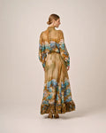 Organza Blouse - Forest Flower