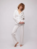 Blair Pysj Set - Striped Beige