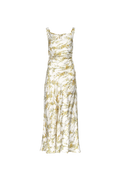 Anna Dress - Gult mimosamönster