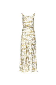 Anna Dress - Yellow Mimosa Print