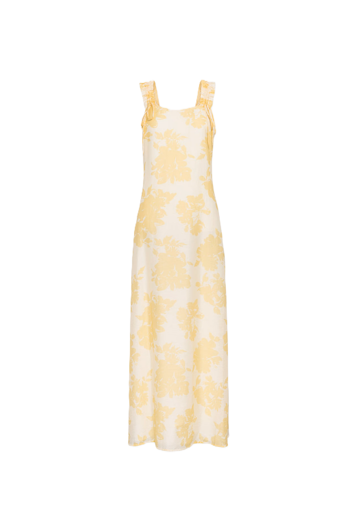Zaha Dress - Yellow Floral Print