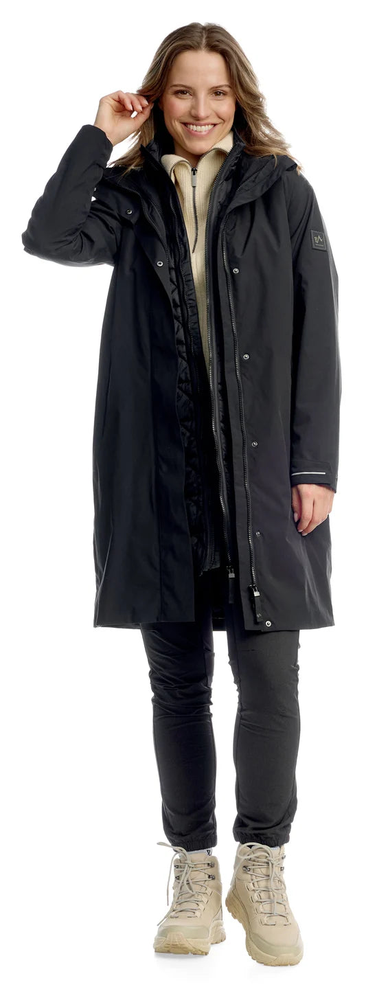 Mode 3 i 1 Parka - Sort