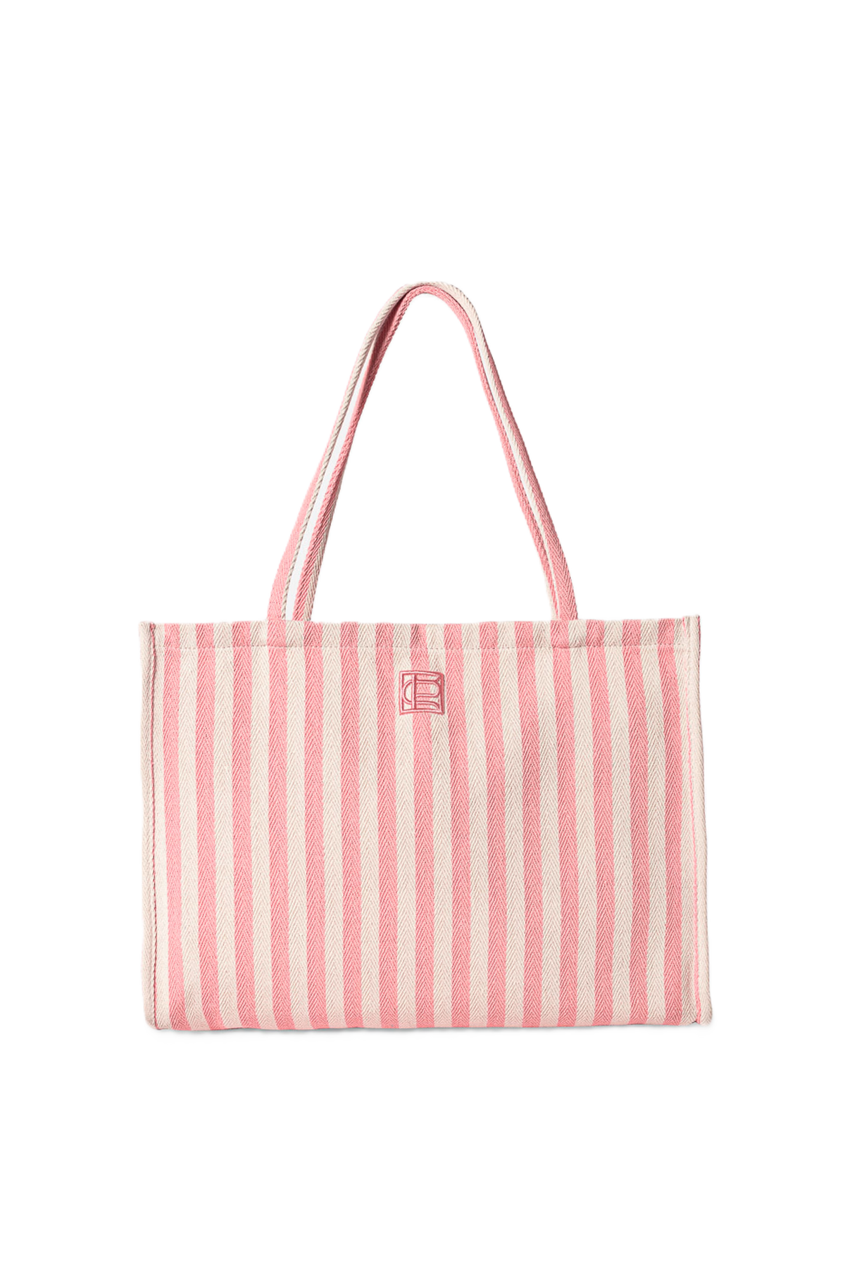 Ivy Tote Bag - Light Pink Stripe