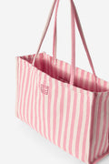 Ivy Tote Bag - Light Pink Stripe