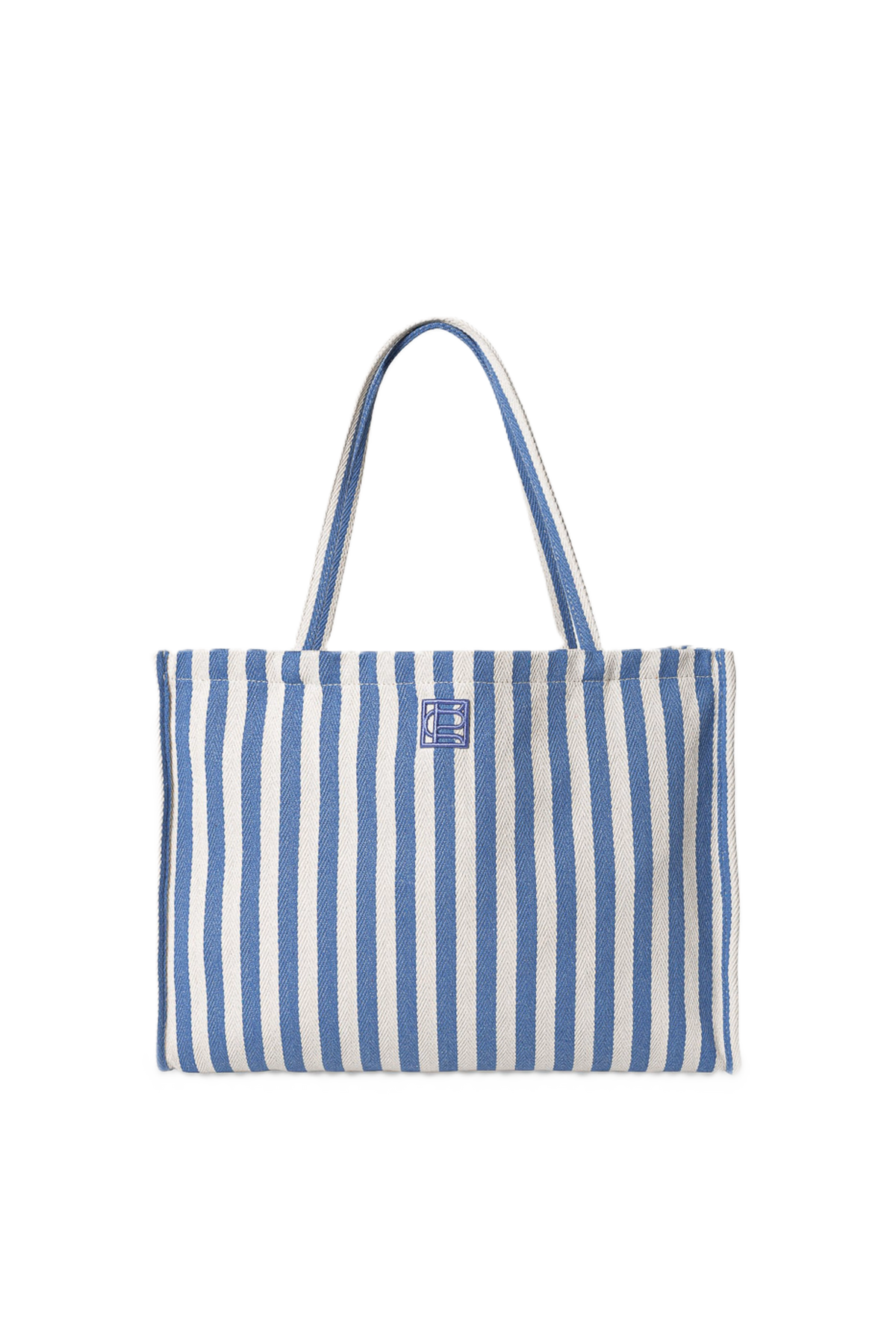 Ivy Tote Bag - Blue Stripe