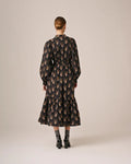 Poplin Smocking Dress - Midnight Paisley