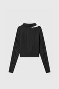 Tania Aran Knit Jumper - Mörkgrå