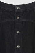 Agatha Denim Skirt - Black Wash