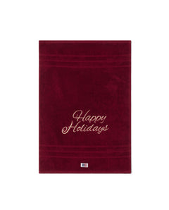 Original Towel 50X70  - Wine Happy Holidays