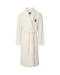 Lesley Fleece Robe - White