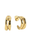The Big Curved Hoops - Gold