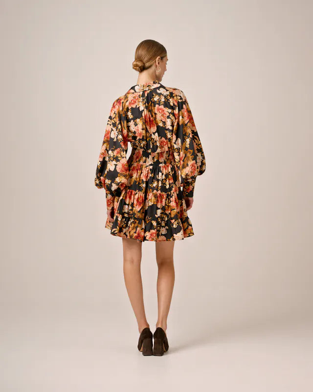 Striped Shirt Dress - Evening Roses