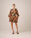 Striped Shirt Dress - Evening Roses