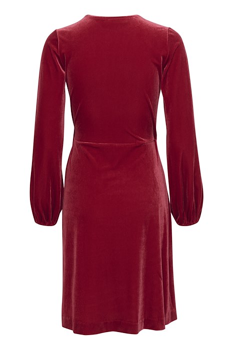 BrynnIW Goriel Wrap Dress - True Red